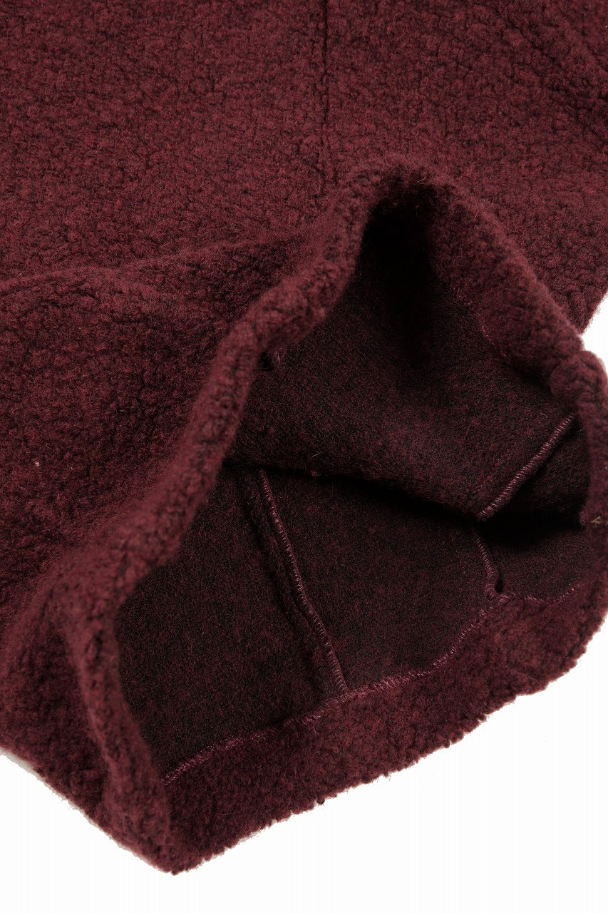 画像をギャラリービューアに読み込む, 【SAMPLE SALE】A.F ARTEFACT BOA FLEECE SARROUEL SHORTS (RED)