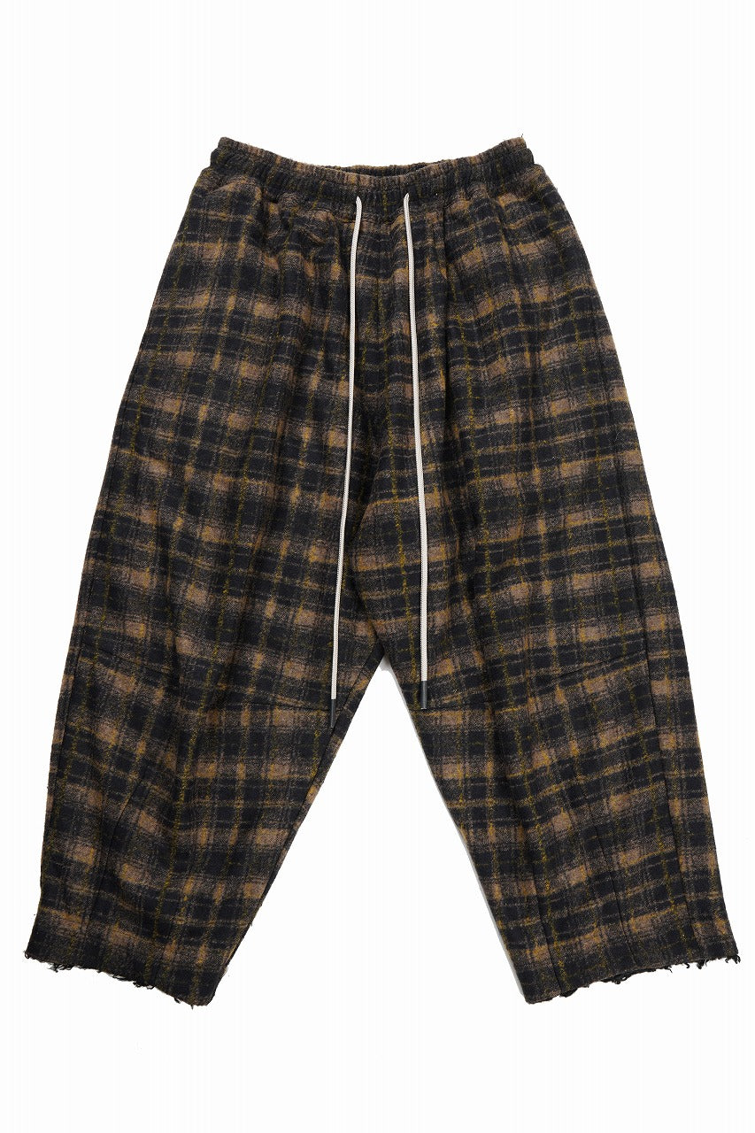 画像をギャラリービューアに読み込む, 【SAMPLE SALE】A.F ARTEFACT REVERSIVLE WIDE PANTS (BLACK BROWN x BLACK)