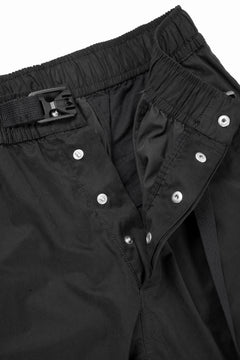 画像をギャラリービューアに読み込む, thom/krom CINCH CLOSURE CARGO TROUSERS / PEACHED COTTON MIX (BLACK)