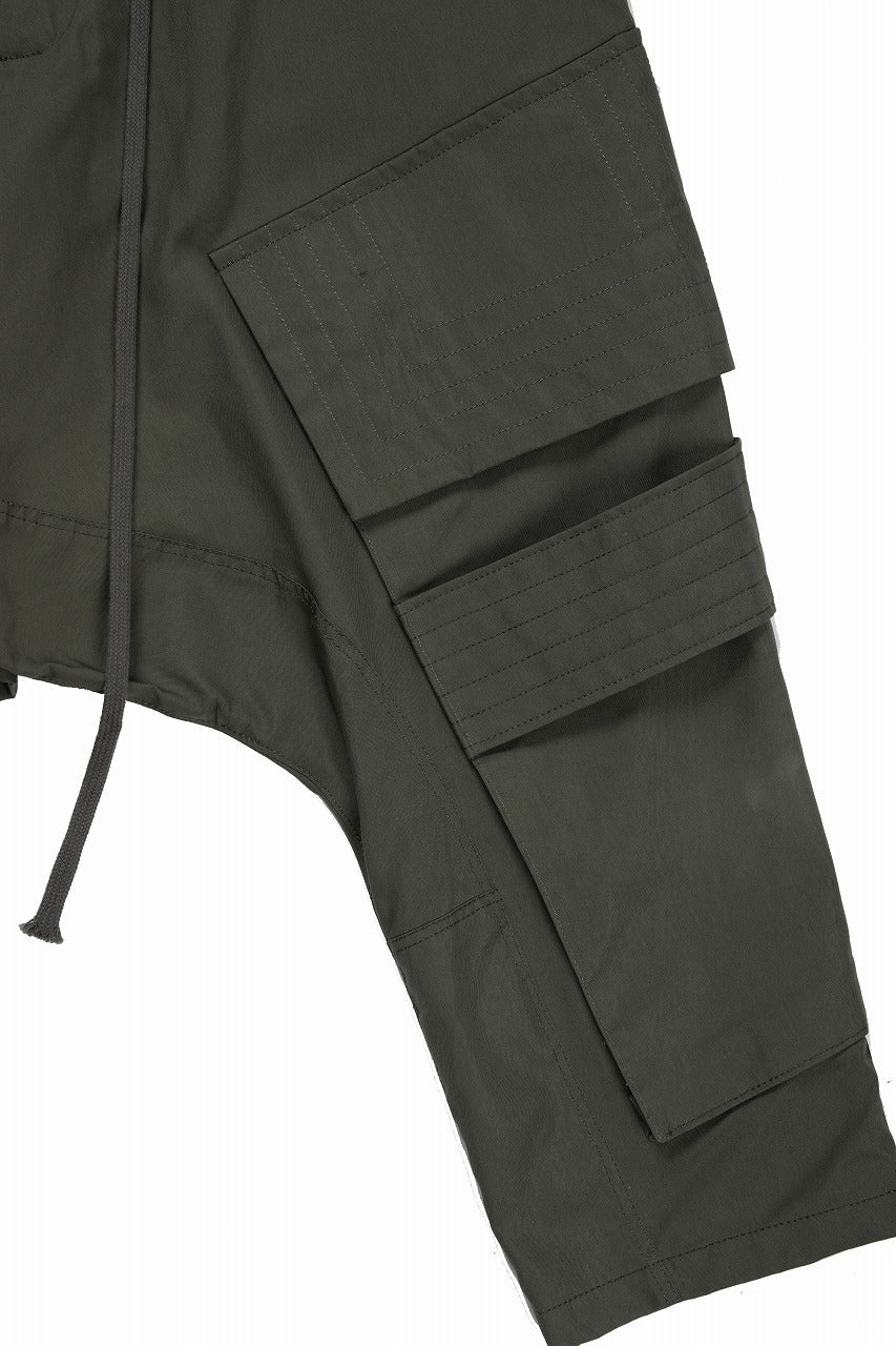 画像をギャラリービューアに読み込む, 【SAMPLE SALE】A.F ARTEFACT D-CLOTCH BIG CARGO CROPPED PANTS (KHAKI)