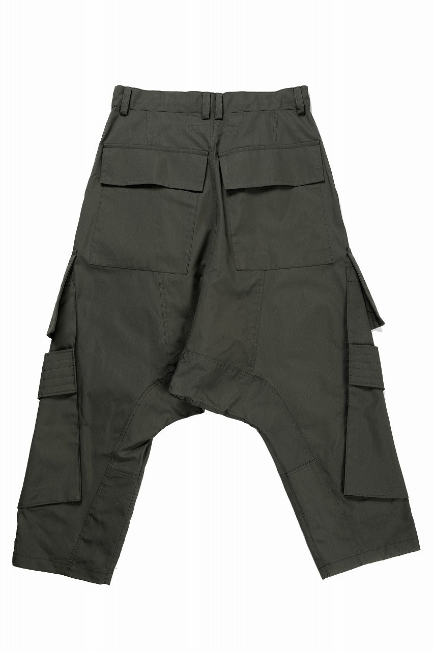 画像をギャラリービューアに読み込む, 【SAMPLE SALE】A.F ARTEFACT D-CLOTCH BIG CARGO CROPPED PANTS (KHAKI)