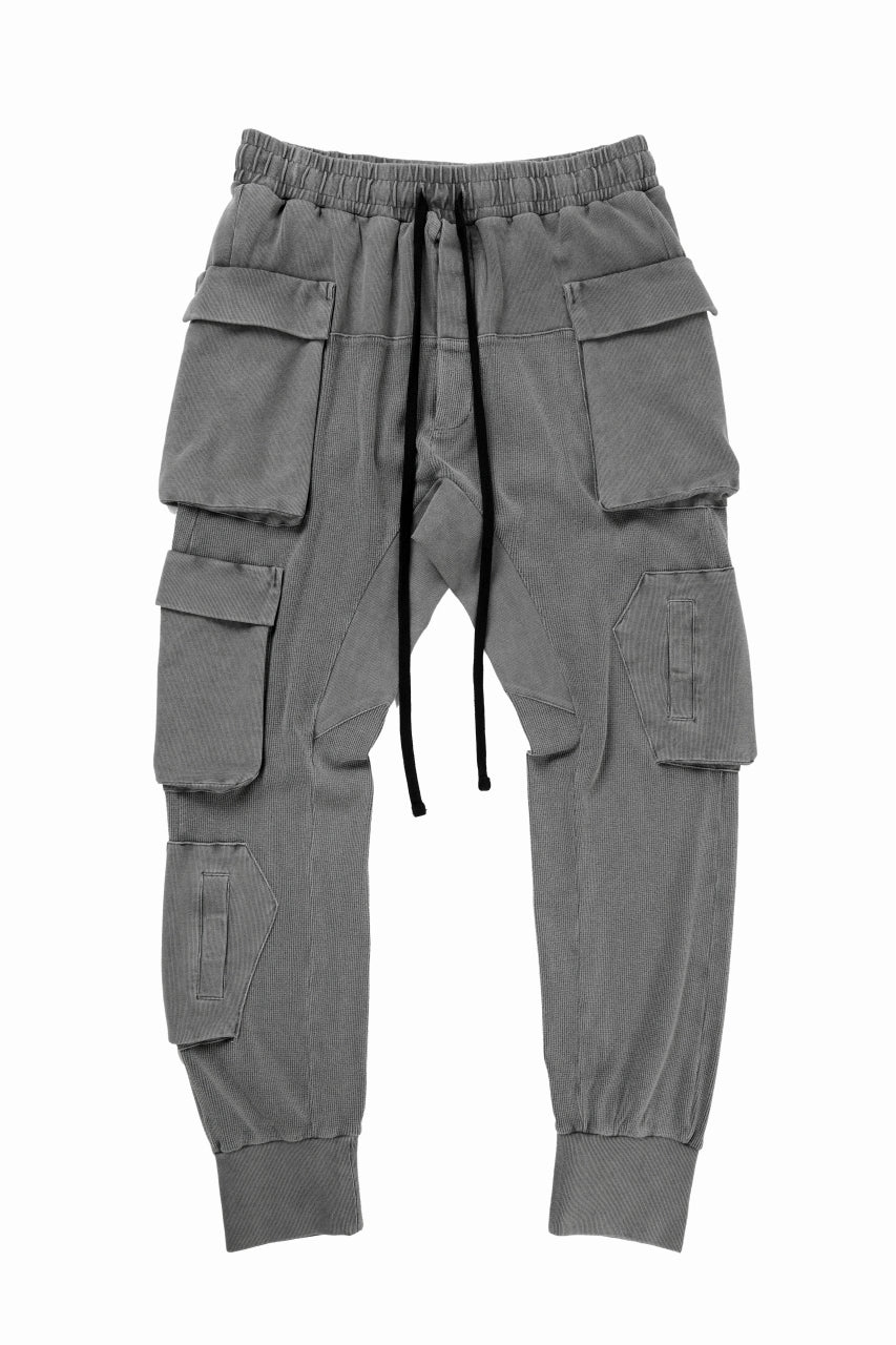 画像をギャラリービューアに読み込む, thom/krom MATMIX CARGO TROUSERS / STRUCTURED SOFT JERSEY (USED GREY)