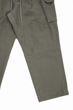 画像をギャラリービューアに読み込む, 【SAMPLE SALE】N/07 MILITARY TROUSERS M47 / VINTAGE BIO-WASHED DRY DUCK CANVAS (KHAKI)