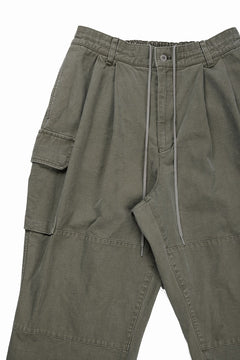 画像をギャラリービューアに読み込む, 【SAMPLE SALE】N/07 MILITARY TROUSERS M47 / VINTAGE BIO-WASHED DRY DUCK CANVAS (KHAKI)
