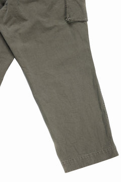画像をギャラリービューアに読み込む, 【SAMPLE SALE】N/07 MILITARY TROUSERS M47 / VINTAGE BIO-WASHED DRY DUCK CANVAS (KHAKI)