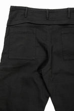 画像をギャラリービューアに読み込む, 【SAMPLE SALE】A.F ARTEFACT WIDE FIT PANTS / DISTRESSED KNIT DENIM (BLACK)
