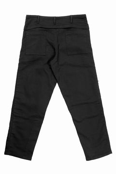 画像をギャラリービューアに読み込む, 【SAMPLE SALE】A.F ARTEFACT WIDE FIT PANTS / DISTRESSED KNIT DENIM (BLACK)