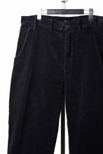 画像をギャラリービューアに読み込む, PORTER CLASSIC CORDUROY FATTY PANTS (BLACK)