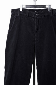 画像をギャラリービューアに読み込む, PORTER CLASSIC CORDUROY FATTY PANTS (BLACK)