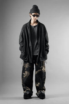 画像をギャラリービューアに読み込む, OPPOSE DUALITY CARDIGAN-JACKET / BISHU MIX WOOL (BLACK)