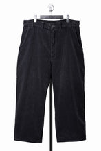 画像をギャラリービューアに読み込む, PORTER CLASSIC CORDUROY FATTY PANTS (BLACK)