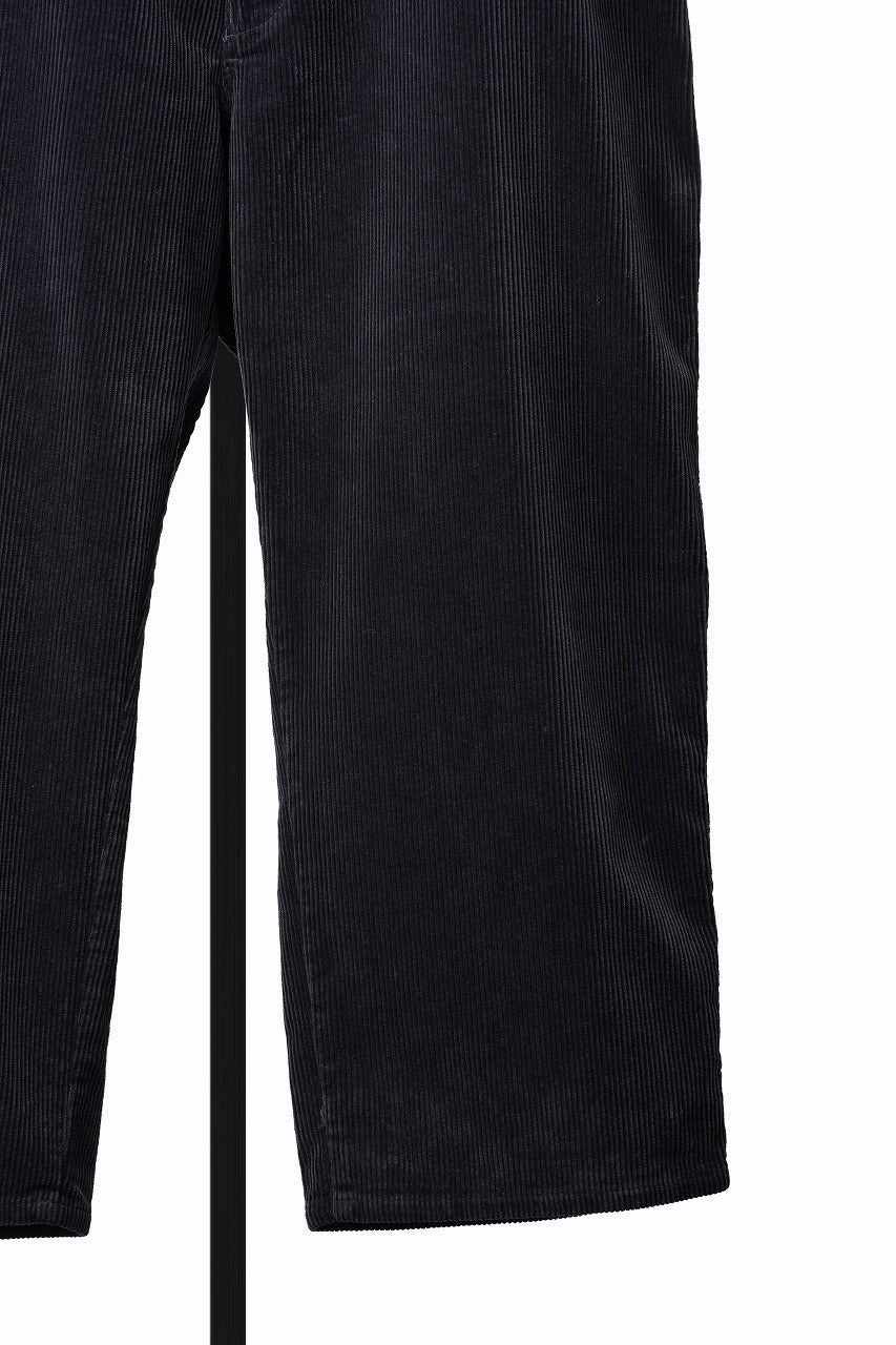 画像をギャラリービューアに読み込む, PORTER CLASSIC CORDUROY FATTY PANTS (BLACK)