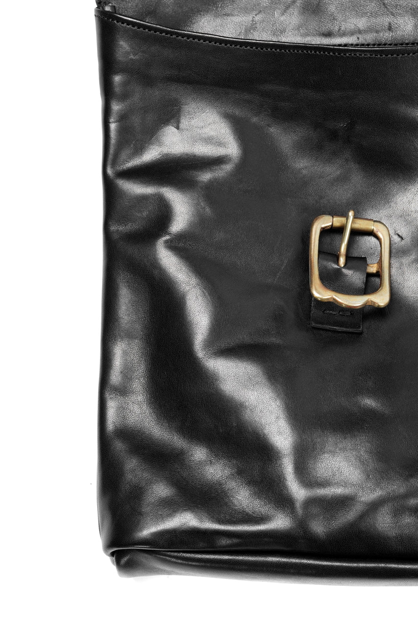 画像をギャラリービューアに読み込む, A TENTATIVE ATELIER exclusive T.S.Eliot REPLICA HAVERSACK SHOULDER BAG / VACHETTA HORSE LEATHER (BLACK)