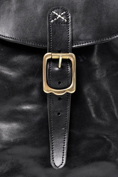 画像をギャラリービューアに読み込む, A TENTATIVE ATELIER exclusive T.S.Eliot REPLICA HAVERSACK SHOULDER BAG / VACHETTA HORSE LEATHER (BLACK)