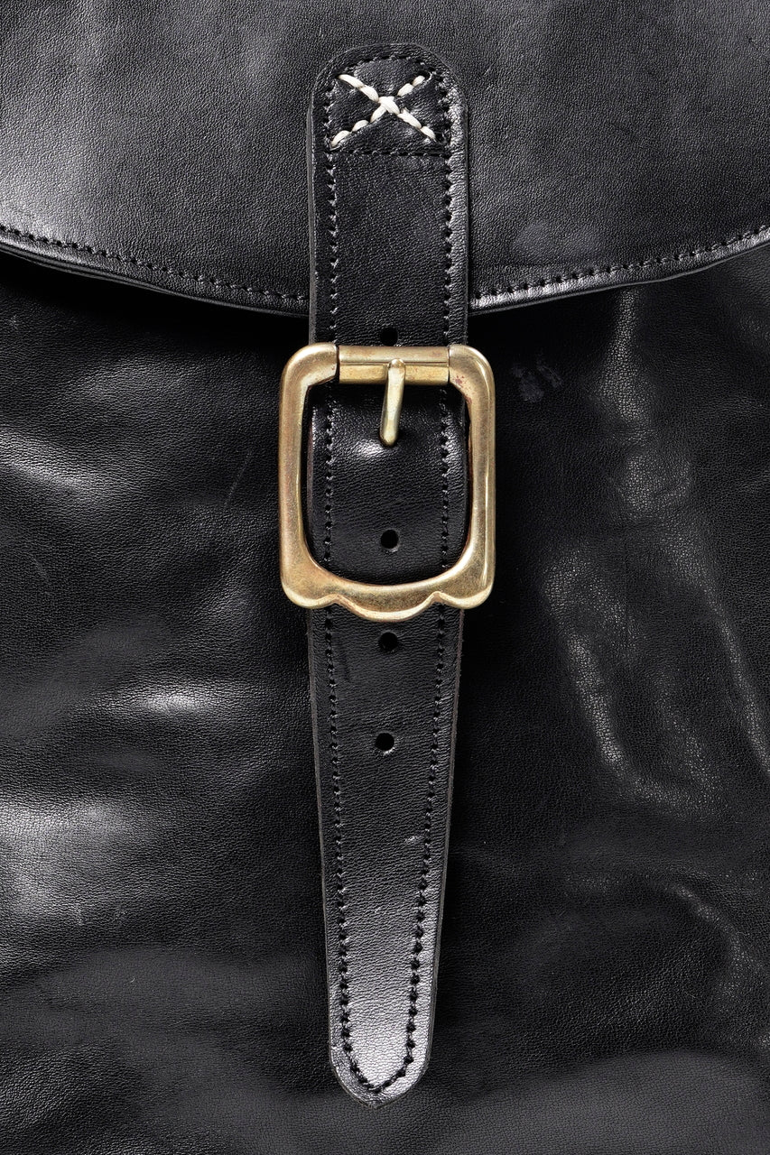 画像をギャラリービューアに読み込む, A TENTATIVE ATELIER exclusive T.S.Eliot REPLICA HAVERSACK SHOULDER BAG / VACHETTA HORSE LEATHER (BLACK)