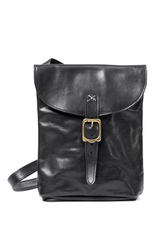 画像をギャラリービューアに読み込む, A TENTATIVE ATELIER exclusive T.S.Eliot REPLICA HAVERSACK SHOULDER BAG / VACHETTA HORSE LEATHER (BLACK)