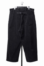 画像をギャラリービューアに読み込む, PORTER CLASSIC CORDUROY FATTY PANTS (BLACK)
