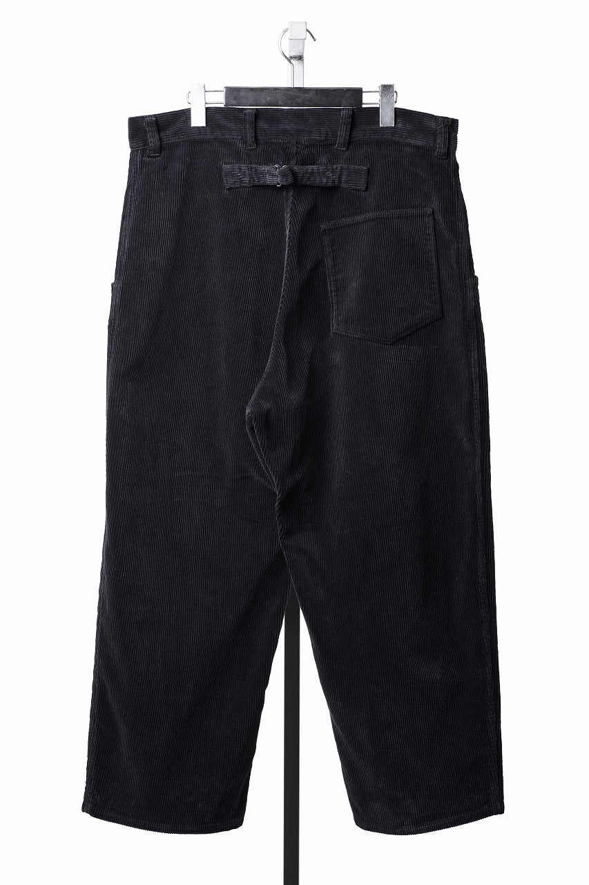 画像をギャラリービューアに読み込む, PORTER CLASSIC CORDUROY FATTY PANTS (BLACK)