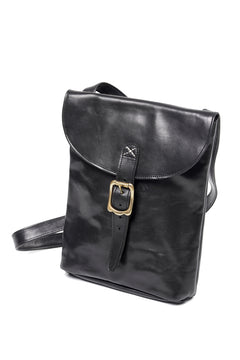 画像をギャラリービューアに読み込む, A TENTATIVE ATELIER exclusive T.S.Eliot REPLICA HAVERSACK SHOULDER BAG / VACHETTA HORSE LEATHER (BLACK)