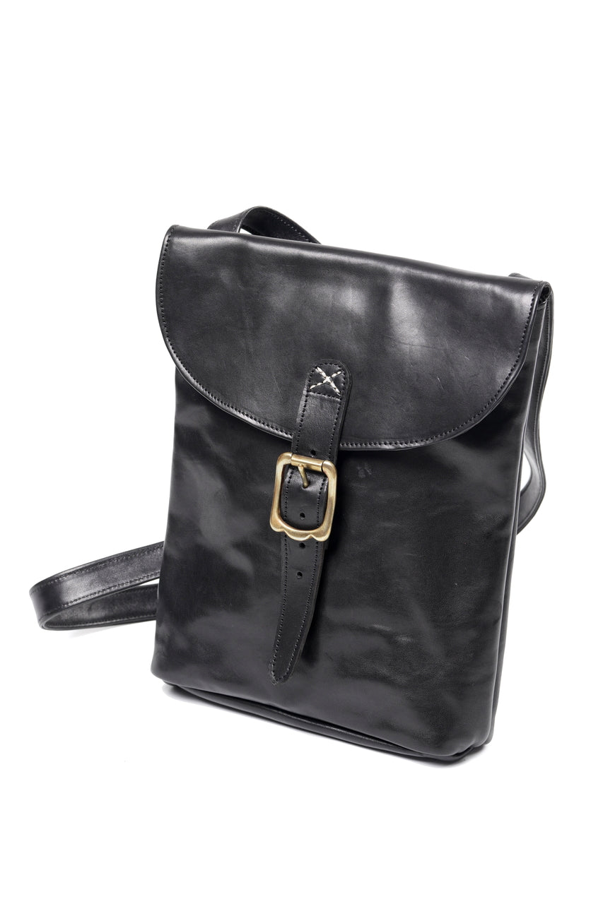 画像をギャラリービューアに読み込む, A TENTATIVE ATELIER exclusive T.S.Eliot REPLICA HAVERSACK SHOULDER BAG / VACHETTA HORSE LEATHER (BLACK)