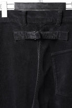 画像をギャラリービューアに読み込む, PORTER CLASSIC CORDUROY FATTY PANTS (BLACK)
