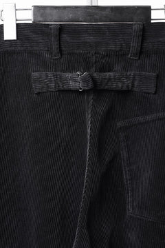 画像をギャラリービューアに読み込む, PORTER CLASSIC CORDUROY FATTY PANTS (BLACK)