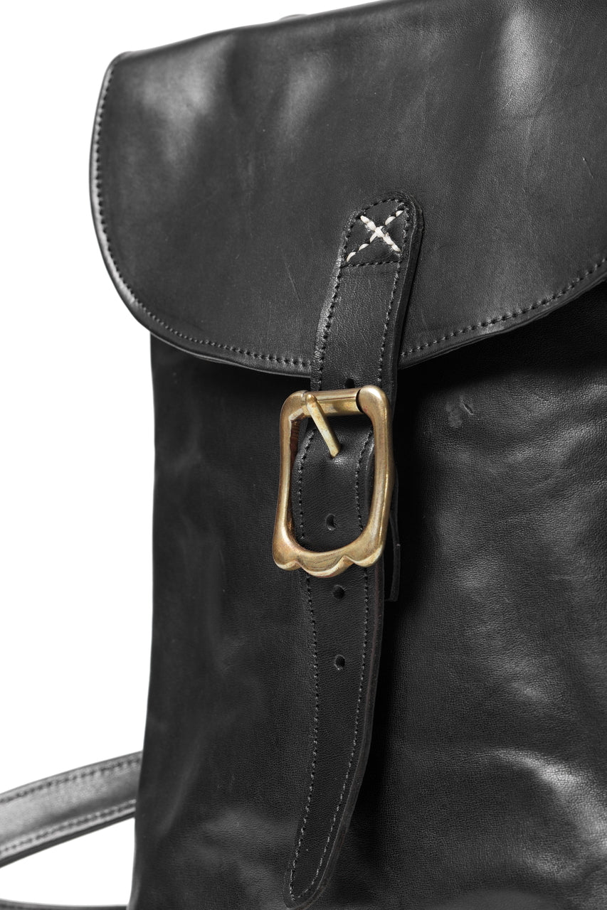 画像をギャラリービューアに読み込む, A TENTATIVE ATELIER exclusive T.S.Eliot REPLICA HAVERSACK SHOULDER BAG / VACHETTA HORSE LEATHER (BLACK)