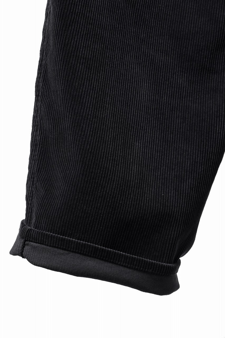 画像をギャラリービューアに読み込む, PORTER CLASSIC CORDUROY FATTY PANTS (BLACK)