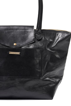 画像をギャラリービューアに読み込む, A TENTATIVE ATELIER exclusive V.De Sica TRAVEL TOTE BAG / VACHETTA HORSE LEATHER (BLACK)