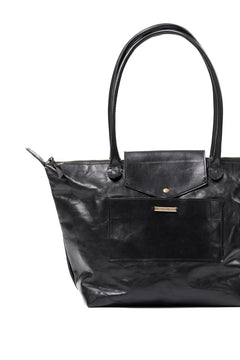 画像をギャラリービューアに読み込む, A TENTATIVE ATELIER exclusive V.De Sica TRAVEL TOTE BAG / VACHETTA HORSE LEATHER (BLACK)