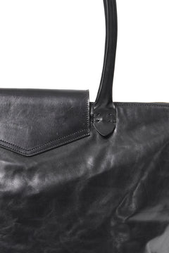画像をギャラリービューアに読み込む, A TENTATIVE ATELIER exclusive V.De Sica TRAVEL TOTE BAG / VACHETTA HORSE LEATHER (BLACK)