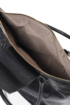 画像をギャラリービューアに読み込む, A TENTATIVE ATELIER exclusive V.De Sica TRAVEL TOTE BAG / VACHETTA HORSE LEATHER (BLACK)
