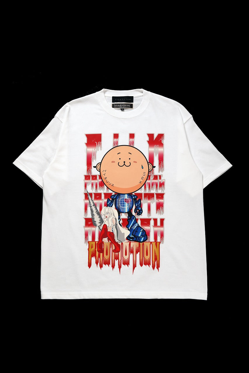 beauty : beast x 20471120 COLLABORATION S/S TEE _3 (WHITE)