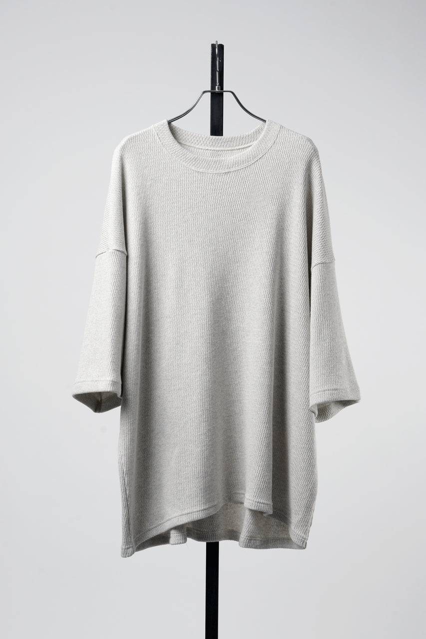 画像をギャラリービューアに読み込む, 【SAMPLE】A.F ARTEFACT LOOSE FIT T-SHIRT / HONEYCOMB WAFFLE JERSEY (OATMEAL)