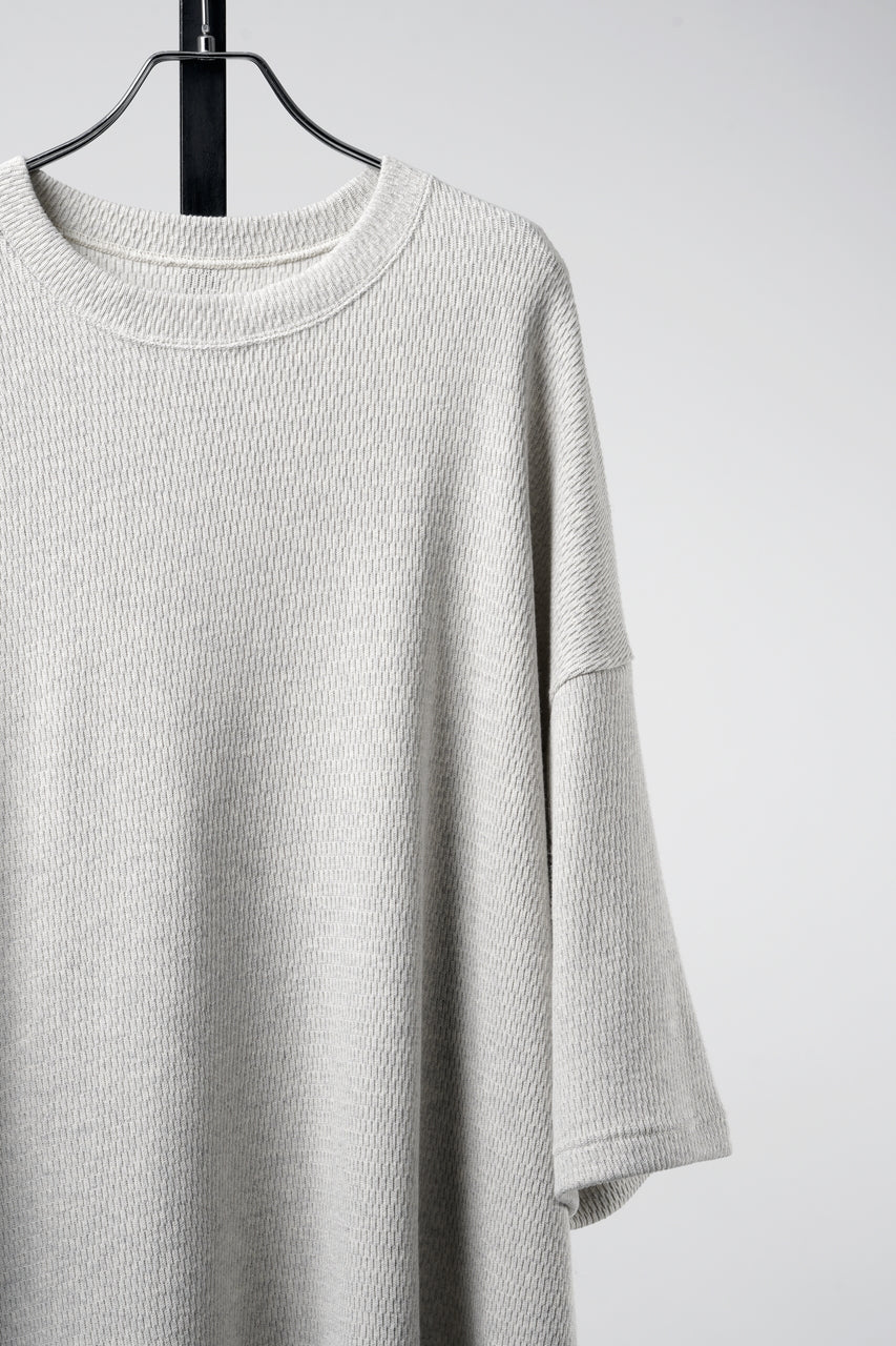 画像をギャラリービューアに読み込む, 【SAMPLE】A.F ARTEFACT LOOSE FIT T-SHIRT / HONEYCOMB WAFFLE JERSEY (OATMEAL)