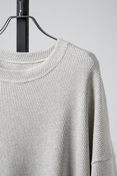 画像をギャラリービューアに読み込む, 【SAMPLE】A.F ARTEFACT LOOSE FIT T-SHIRT / HONEYCOMB WAFFLE JERSEY (OATMEAL)