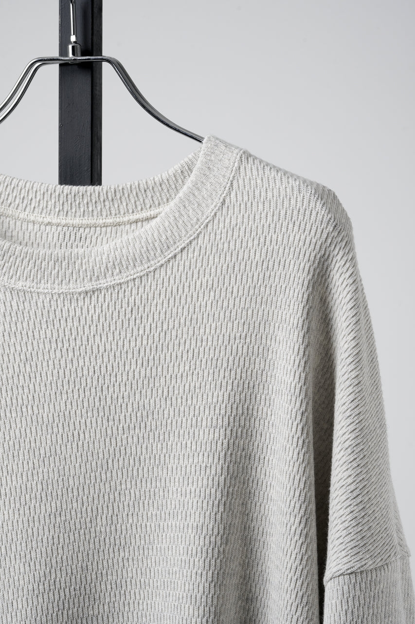 画像をギャラリービューアに読み込む, 【SAMPLE】A.F ARTEFACT LOOSE FIT T-SHIRT / HONEYCOMB WAFFLE JERSEY (OATMEAL)