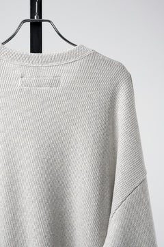 画像をギャラリービューアに読み込む, 【SAMPLE】A.F ARTEFACT LOOSE FIT T-SHIRT / HONEYCOMB WAFFLE JERSEY (OATMEAL)