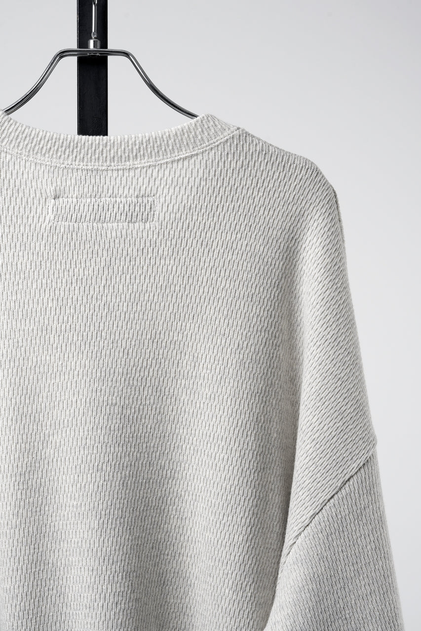 画像をギャラリービューアに読み込む, 【SAMPLE】A.F ARTEFACT LOOSE FIT T-SHIRT / HONEYCOMB WAFFLE JERSEY (OATMEAL)