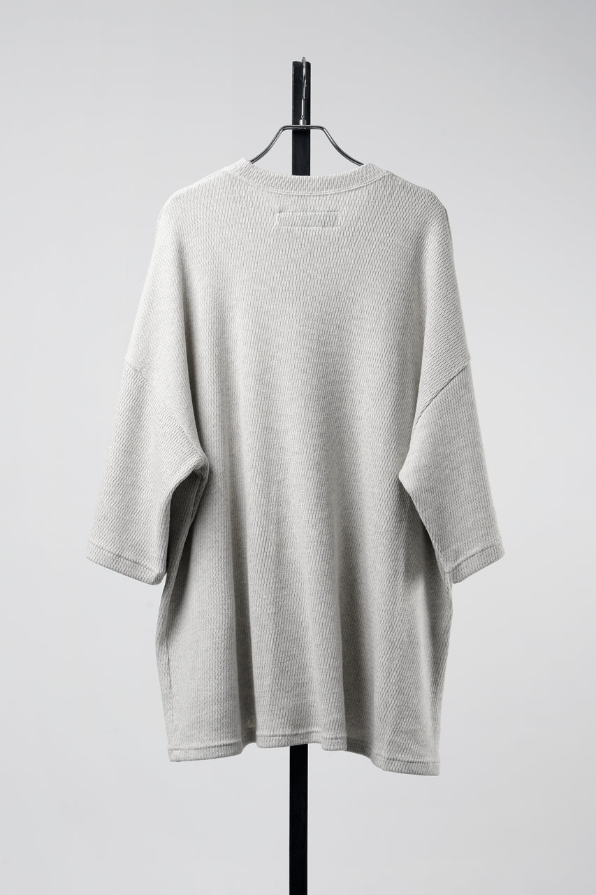 画像をギャラリービューアに読み込む, 【SAMPLE】A.F ARTEFACT LOOSE FIT T-SHIRT / HONEYCOMB WAFFLE JERSEY (OATMEAL)