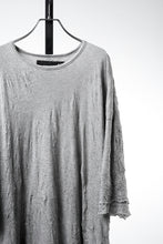 画像をギャラリービューアに読み込む, A.F ARTEFACT OVERSIZED LAYER T-SHIRT / GAUZE WASHER JERSEY (L.GREY)