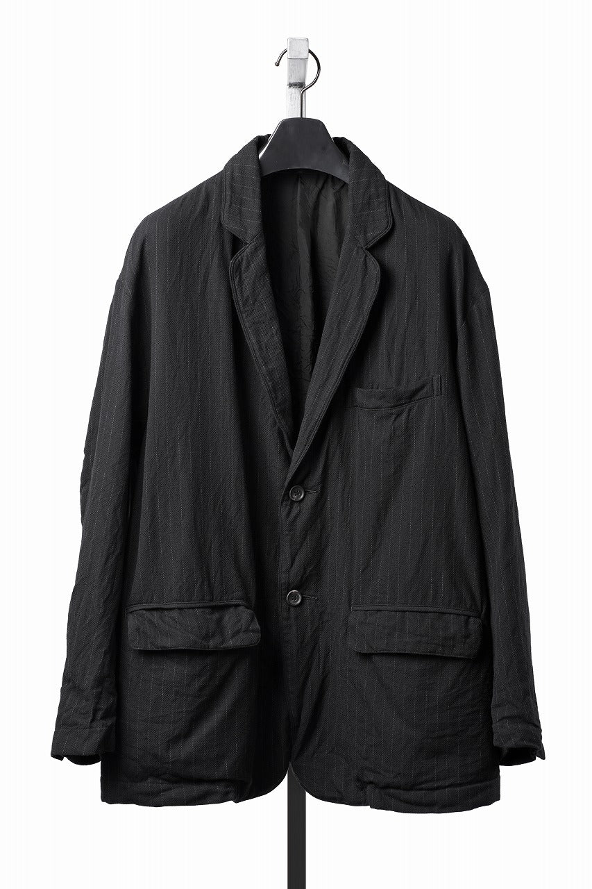 画像をギャラリービューアに読み込む, PORTER CLASSIC PIN STRIPE CLASSIC JACKET -2026AW- (BLACK)