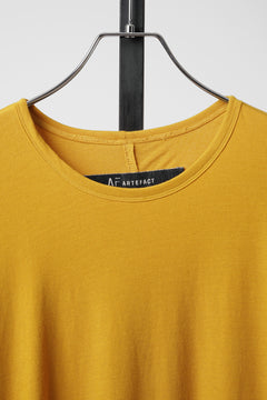 Load image into Gallery viewer, A.F ARTEFACT DOUBLE LAYER LS TOPS / SMOOTH JERSEY (MUSTARD × MUSTARD)