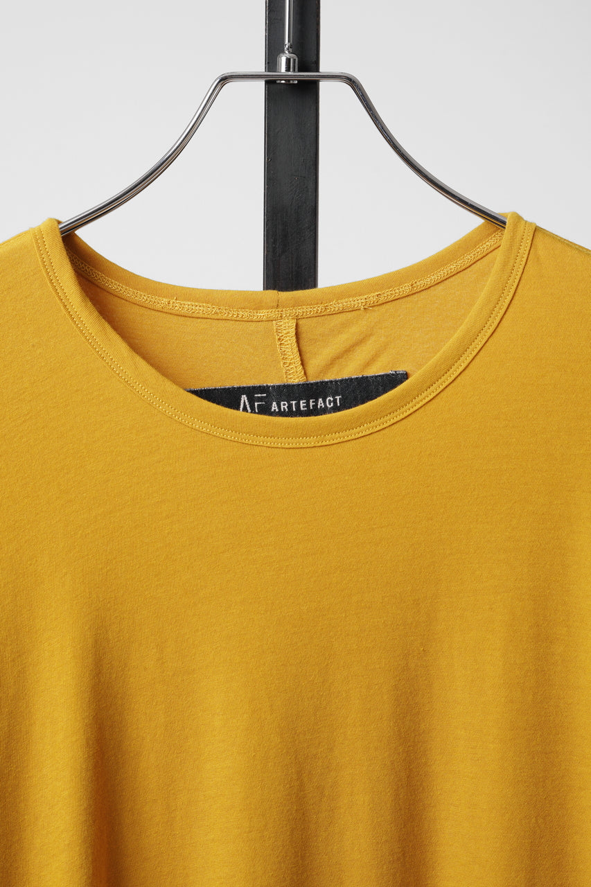 Load image into Gallery viewer, A.F ARTEFACT DOUBLE LAYER LS TOPS / SMOOTH JERSEY (MUSTARD × MUSTARD)