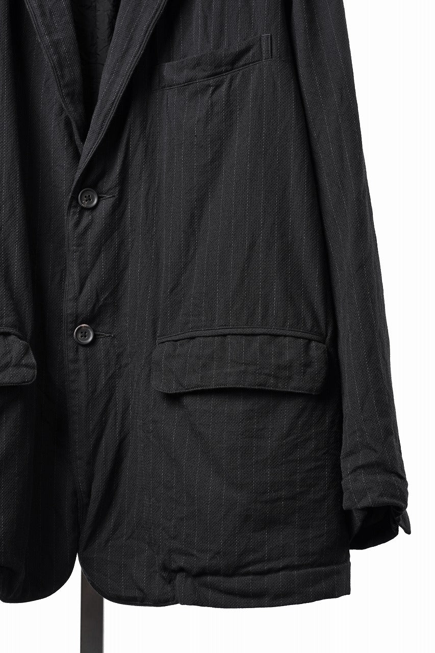 画像をギャラリービューアに読み込む, PORTER CLASSIC PIN STRIPE CLASSIC JACKET -2026AW- (BLACK)