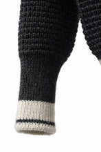 画像をギャラリービューアに読み込む, LASTMAN CHAMPS KNIT CARDIGAN (BLACK)