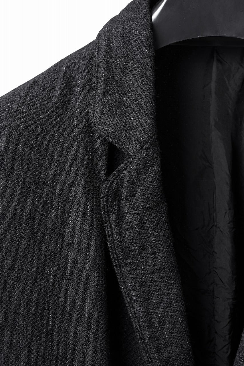 画像をギャラリービューアに読み込む, PORTER CLASSIC PIN STRIPE CLASSIC JACKET -2026AW- (BLACK)