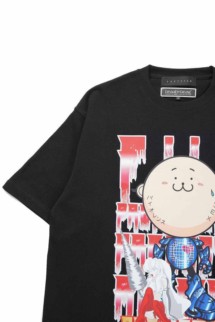 Load image into Gallery viewer, beauty : beast x 20471120 COLLABORATION S/S TEE _3 (BLACK)