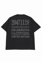 Load image into Gallery viewer, beauty : beast x 20471120 COLLABORATION S/S TEE _3 (BLACK)