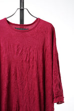 Load image into Gallery viewer, A.F ARTEFACT OVERSIZED LAYER T-SHIRT / GAUZE WASHER JERSEY (RED)